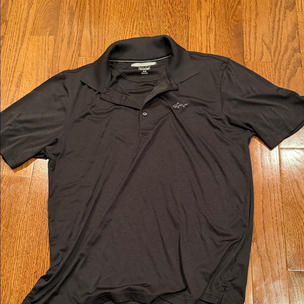 Greg Norman Collection Black Polo Shirt